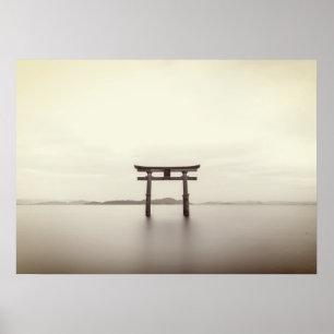 Poster Photo de la porte japonaise de Torii