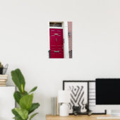 Poster Photo de la porte rouge (Bureau à domicile)
