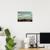 Poster Photo de la skyline de Philadelphie (Bureau à domicile)