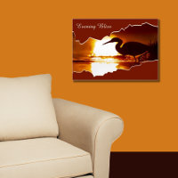 Poster photo de la soirée Bliss Heron Fishing Susn