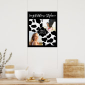 Poster photo de la vache Graduation (Cuisine)