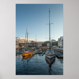 Poster Photo de la ville de Tromso