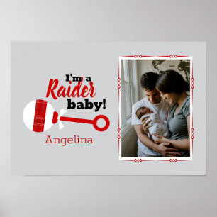 Poster photo de l'affiche Red Plaid Rattle Baby