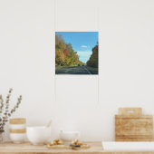 Poster photo de l'autoroute de l'automne (Cuisine)