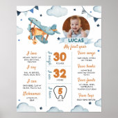 Poster photo de l'avion Premier anniversaire (Devant)