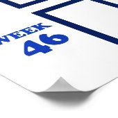 Poster photo de l'employé bénévole étudiant gagnant hebdo (Coin)