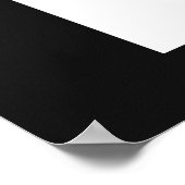 Poster Photo de l'employé du mois de l'entreprise (Coin)