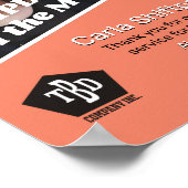 Poster Photo de l'employé du mois de reconnaissance (Coin)