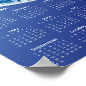 Poster Photo de l'entreprise et Logo Calendrier 2024 | Po (Coin)
