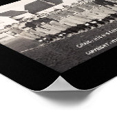 Poster Photo de l'équipe sportive du lycée 1920 (Coin)