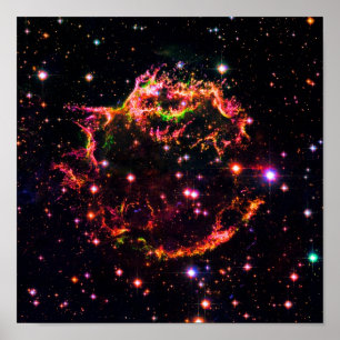 Poster Photo de l'espace du rémanent de supernova de la n