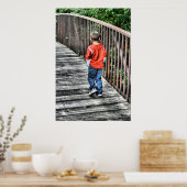 POSTER PHOTO DE L'INNOCENCE ET DE L'AVENTURE DES ENFANTS (Cuisine)