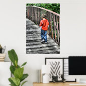 POSTER PHOTO DE L'INNOCENCE ET DE L'AVENTURE DES ENFANTS (Bureau à domicile)