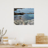 Poster Photo de Low Tide Translucide Océan Atlantique (Cuisine)