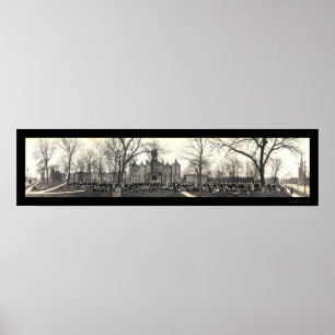 Poster Photo de l'Université Chapel Drake 1911