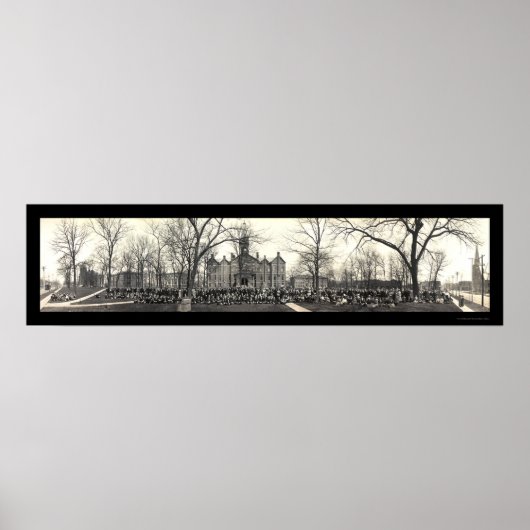 Poster Photo de l'Université Chapel Drake 1911 (Devant)