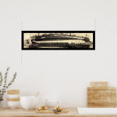 Poster Photo de l'USS Mount Vernon 1918 (Cuisine)
