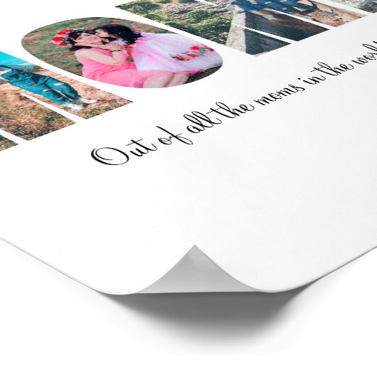 Poster photo de maman (Coin)