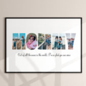Poster photo de maman