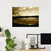 Poster Photo de marais (Bureau à domicile)