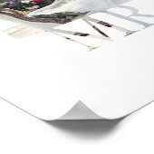 Poster Photo de mariage de couple amoureux M. et Mme roma (Coin)