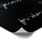 Poster Photo de mariage moderne avec texte de bienvenue s (Coin)