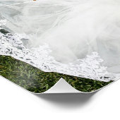 Poster Photo de mariage personnalisée (Coin)