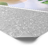 Poster Photo de mariés Deux mariés Jour de mariage Tuxedo (Coin)