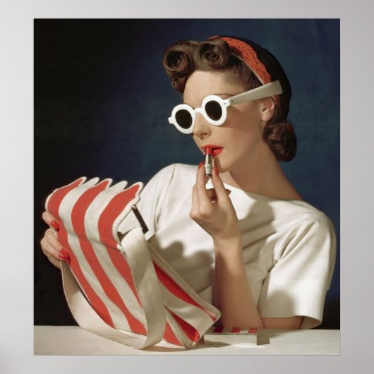 Poster photo de mode des années 1950 (Devant)