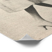 Poster Photo de mode noir et blanc 1960 (Coin)