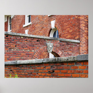 Poster photo de Murs et Arches en briques rouges