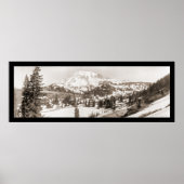Poster Photo de neige du Mont Rainier WA 1925 (Devant)