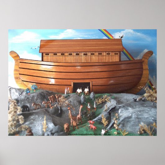 Poster Photo de Noahs Ark Diorama (Devant)