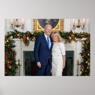Poster Photo de Noël à la Maison Blanche du président Joe