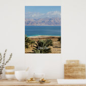 Poster Photo de paysage de la mer Morte (Cuisine)