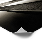 Poster photo de paysage en noir et blanc (Coin)