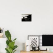 Poster photo de paysage en noir et blanc (Bureau à domicile)