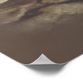 Poster Photo de paysage rocheux de jeunes mariés Mme et M (Coin)