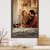 Poster Photo de paysage rocheux de jeunes mariés Mme&M. R (Cuisine)