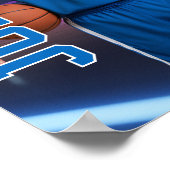 Poster Photo de portrait de joueur MVP de basket-ball sen (Coin)