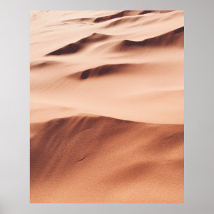Poster Photo de sable du désert