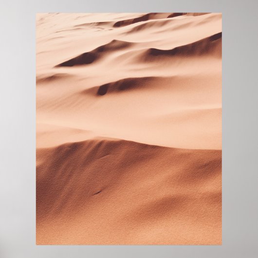 Poster Photo de sable du désert (Devant)
