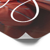 Poster Photo de script personnalisé (Coin)