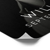 Poster Photo de souvenir de funérailles en mémoire affect (Coin)