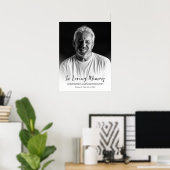 Poster Photo de souvenir de mémoire aimante Funérailles (Bureau à domicile)