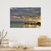 Poster photo de Sunrise at the Dead Sea Israel (Cuisine)