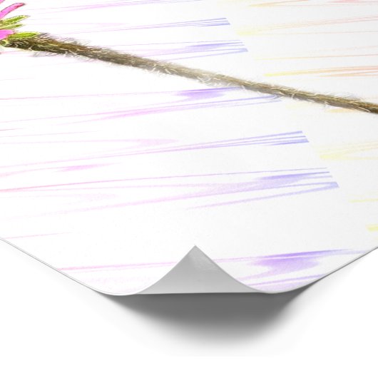 Poster photo de violet confleur (Coin)