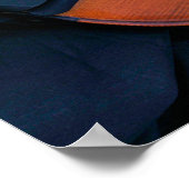 Poster Photo de violon en gros plan (Coin)