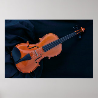 Poster Photo de violon en gros plan
