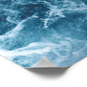 Poster photo Deep Blue Ocean Waves (Coin)